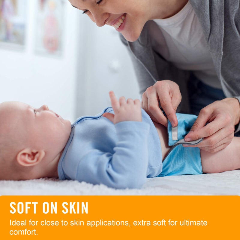 VELCRO Brand Sleek and Thin for Fabrics | 6ft x 3/4in Tape, White | Soft on Skin Ultra Light with Sewing Lane Technology, - Image 3